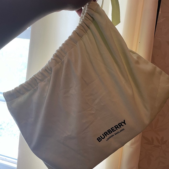 Burberry Mini Two-tone Canvas and Leather Pocket Bag - Picture 5 of 6